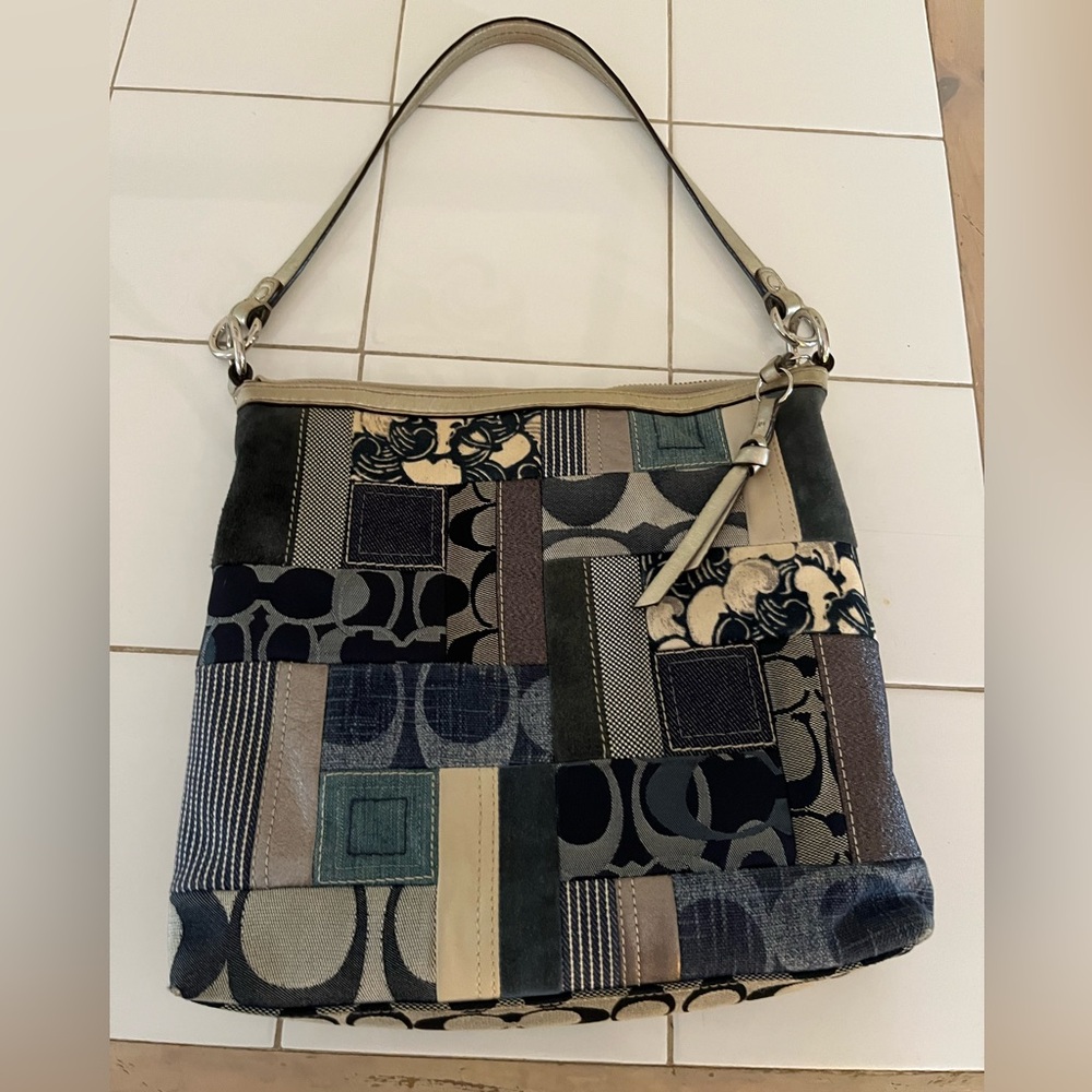 Coach Multicolor Patchwork Shoulder Bag - Picture 2 of 16